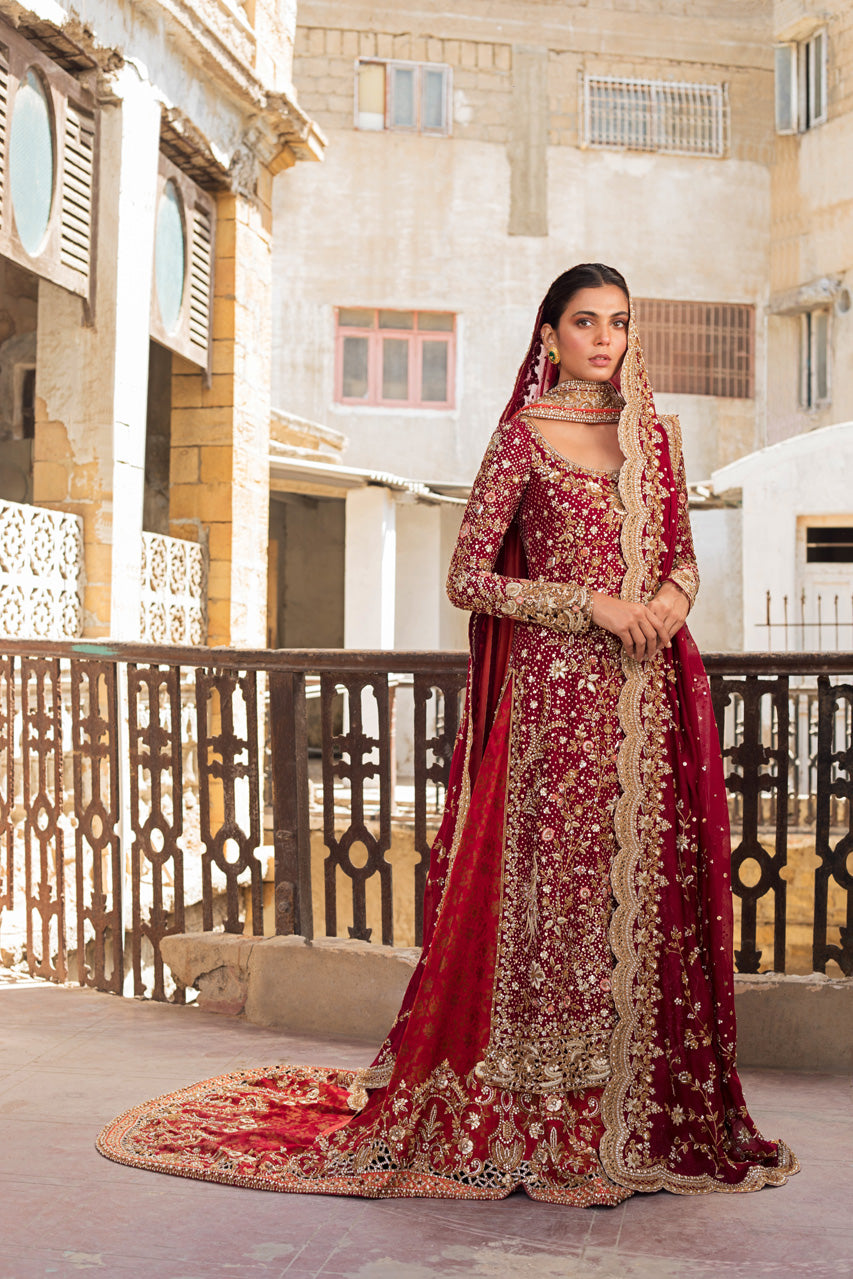 sania maskatiya engagement dresses Designer Lehenga Sania Maskatiya Engagement Dresses ?? Sania Maskatiya Maroon Piece Pakistani Designer Wedding
