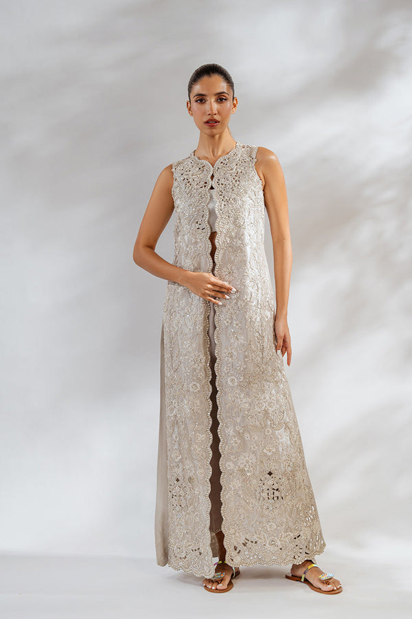 sania maskatiya engagement dresses Adhira Full Set / S / Cotton Net main image 0