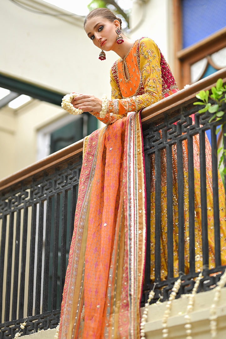 Peshwas And Dupatta-Khaddi Silk