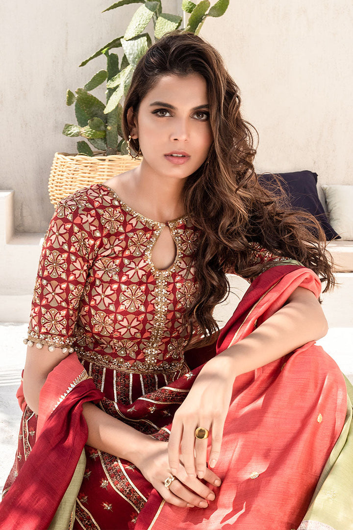 Full Set-Khaddi Silk