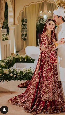 Net Dupatta with Rameen Bridal Customized
