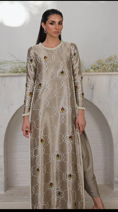 Zari Net Dupatta with Elia Customized Link