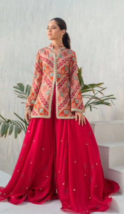 Net Dupatta with ticky stone edges