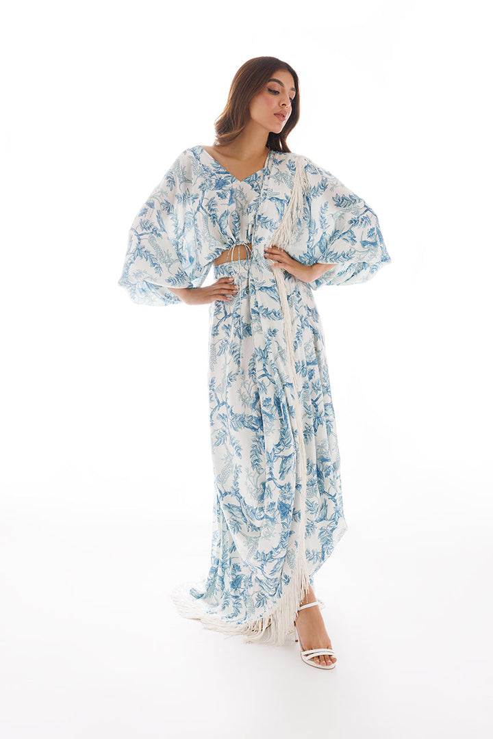 sari & Blouse-Charmeuse