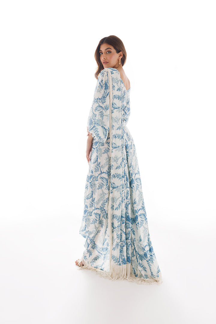 sari & Blouse-Charmeuse