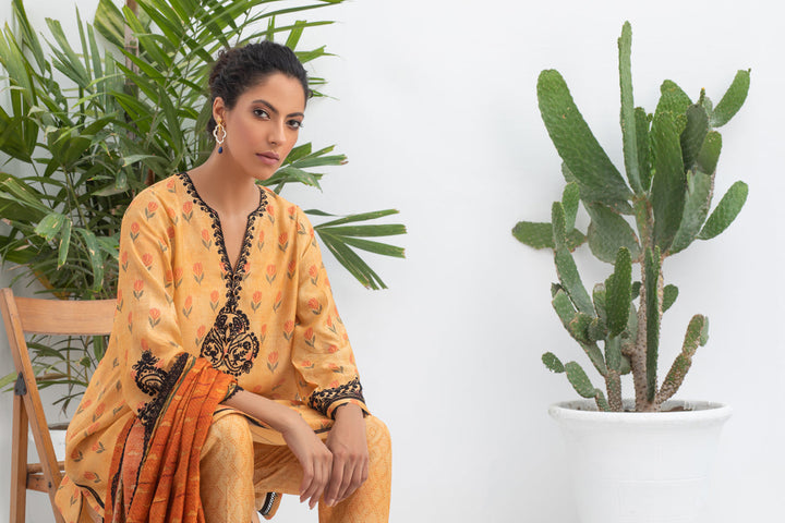 Kurta & Dupatta-Khaddi Silk