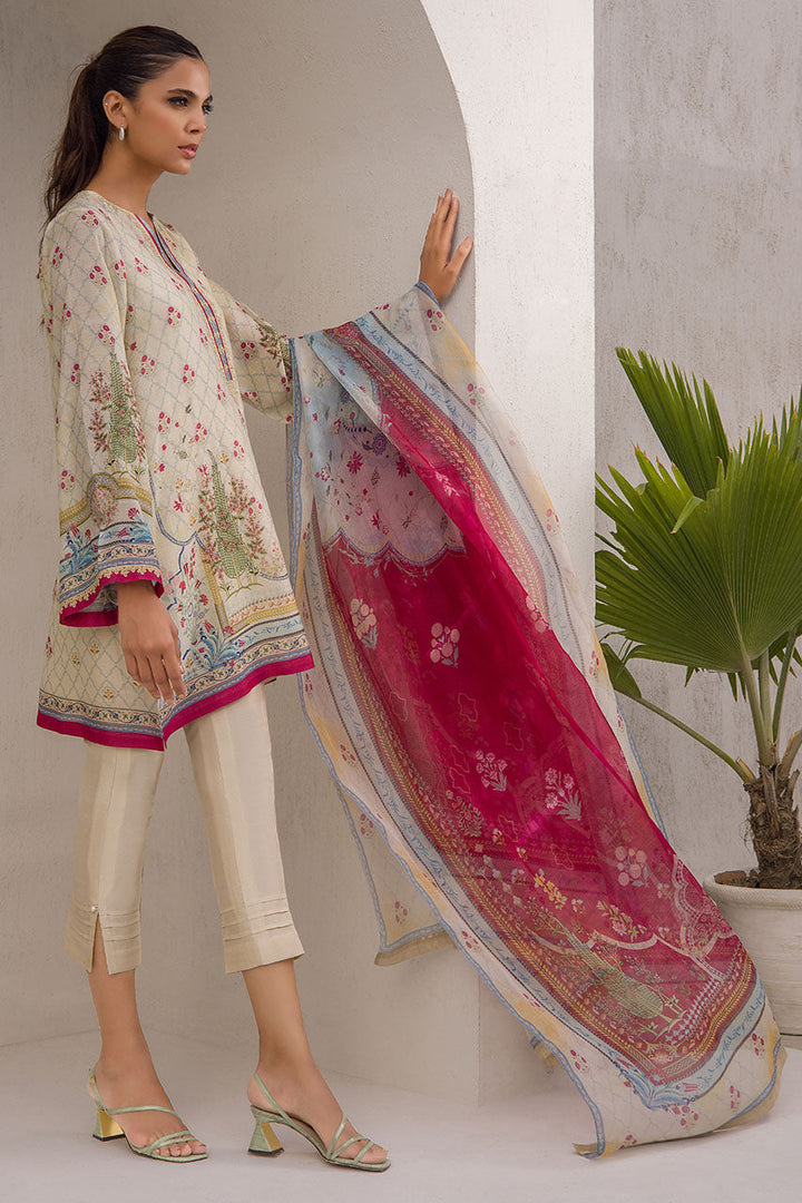 Shirt & Dupatta-Khaddi Silk