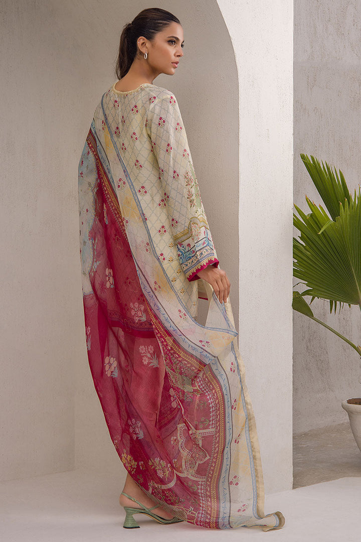 Shirt & Dupatta-Khaddi Silk
