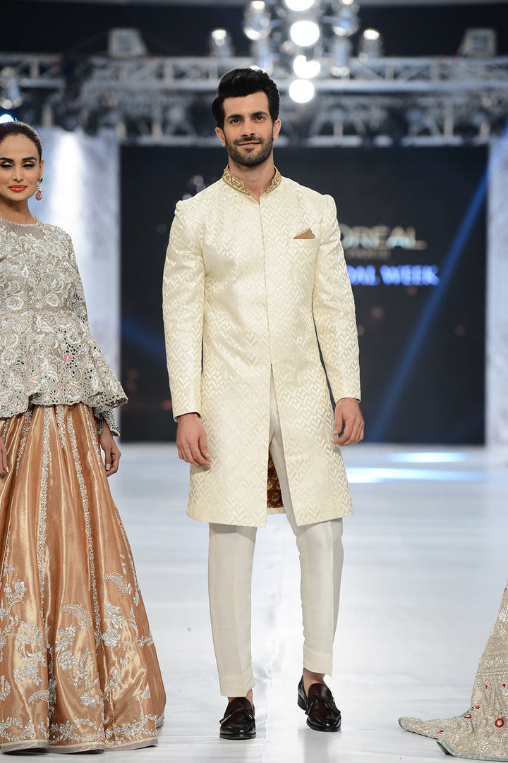 Sherwani-Raw Silk