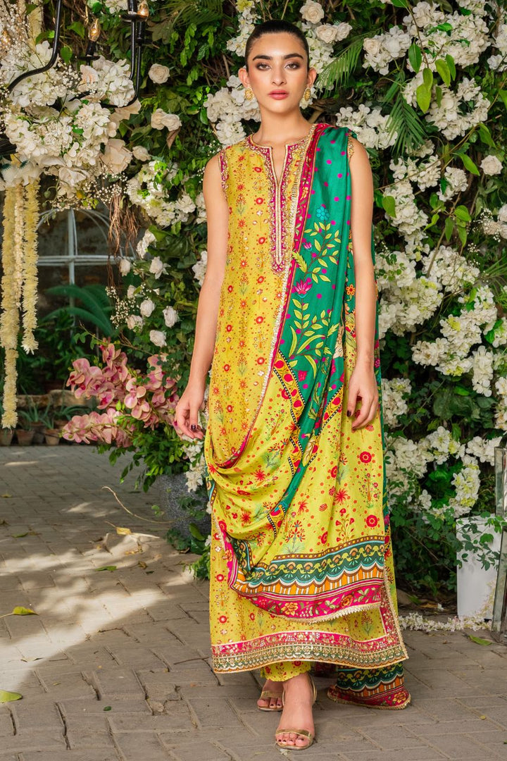 Shirt & Dupatta-Khaddi Silk