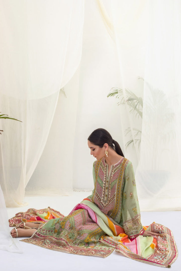 Kurta & Dupatta-Cotton Net