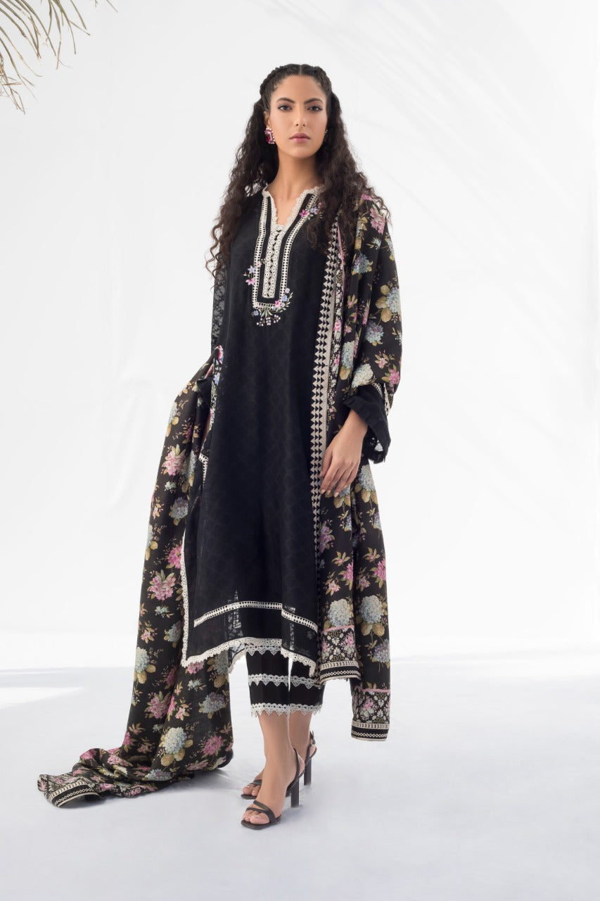Hiba nawab stylish net fabric designer slit kurti