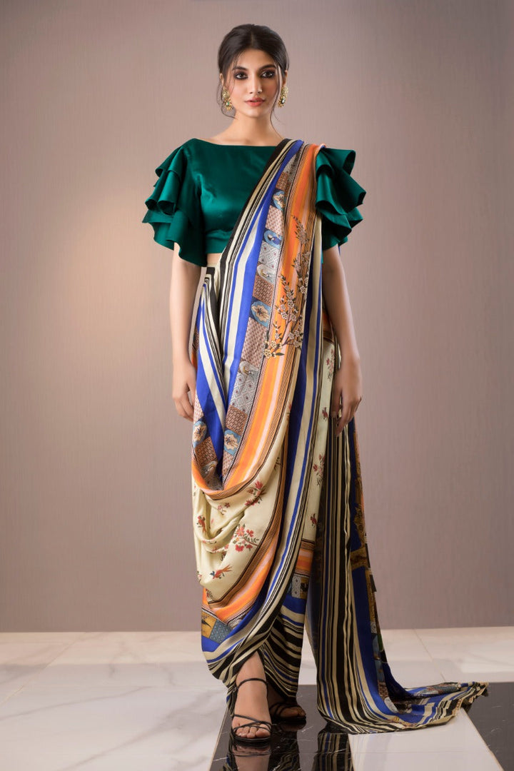 Saree-Charmeuse