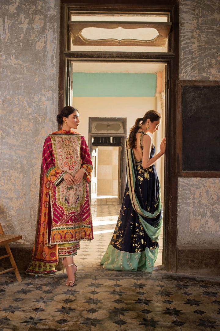 Kurta & Dupatta-Raw Silk