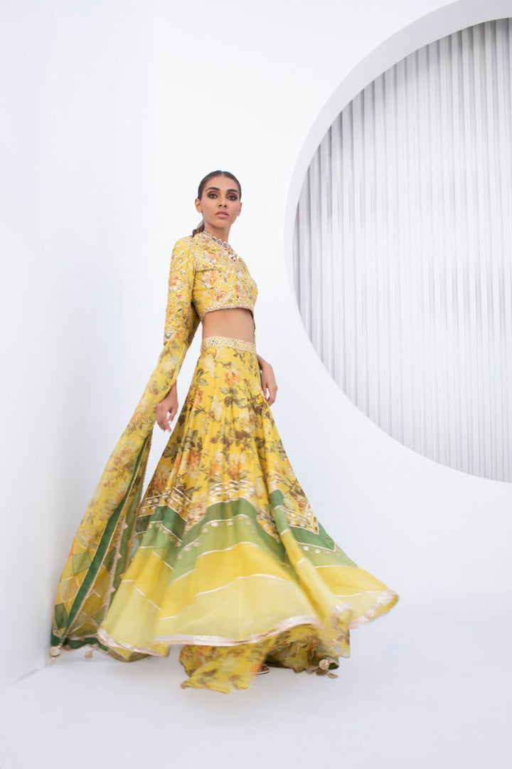 lehnga & Choli-Khaddi Silk