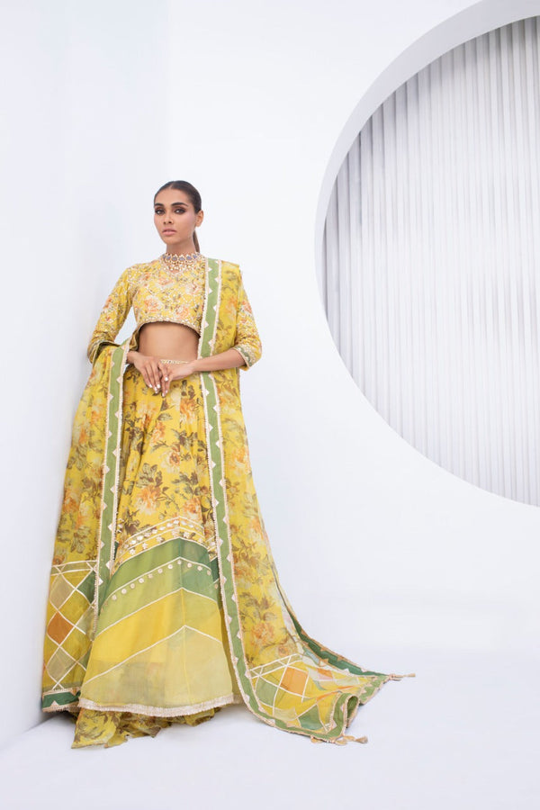 lehnga & Choli-Khaddi Silk