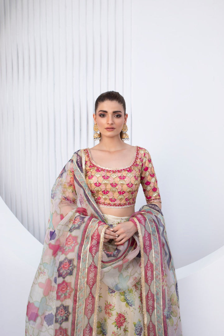 lehnga & Choli-Khaddi Silk