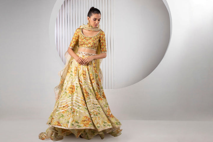 lehnga & Choli-Jamawar