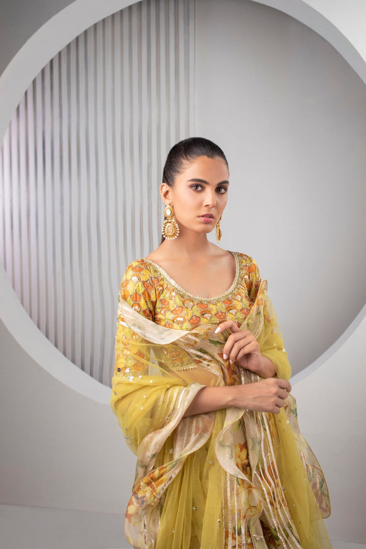 lehnga & Choli-Jamawar