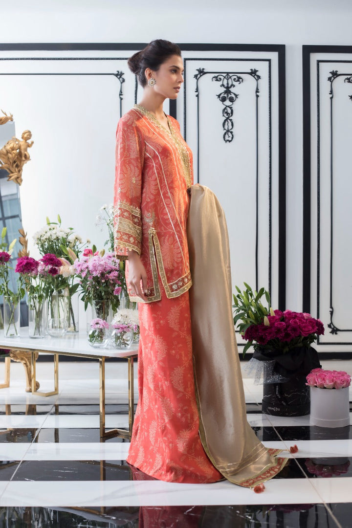 Shirt & Dupatta-Khaddi Silk