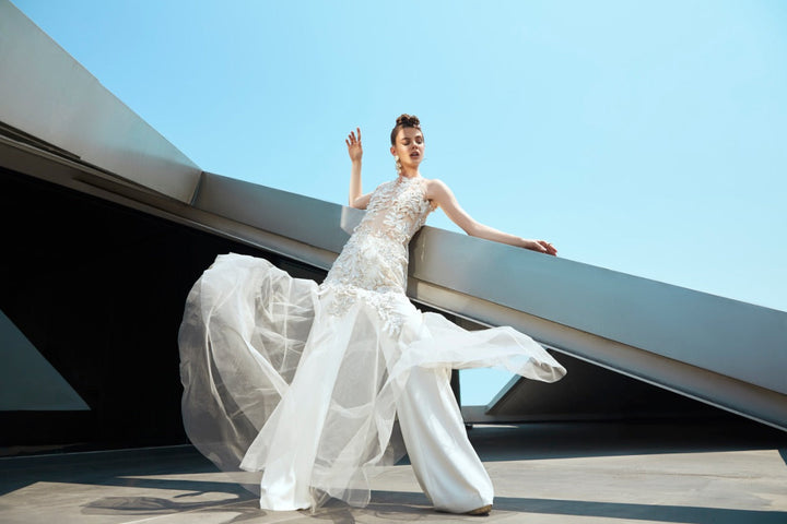 Full Length Net Dress-Net