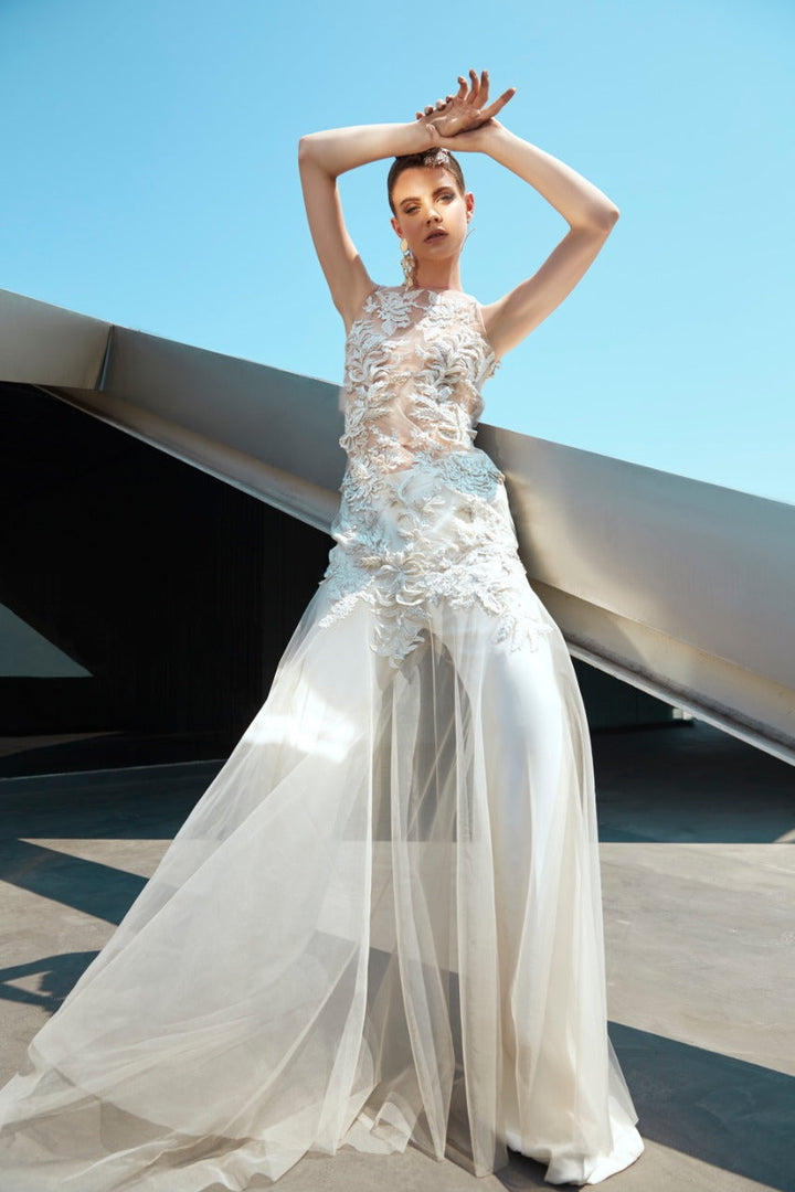 Full Length Net Dress-Net