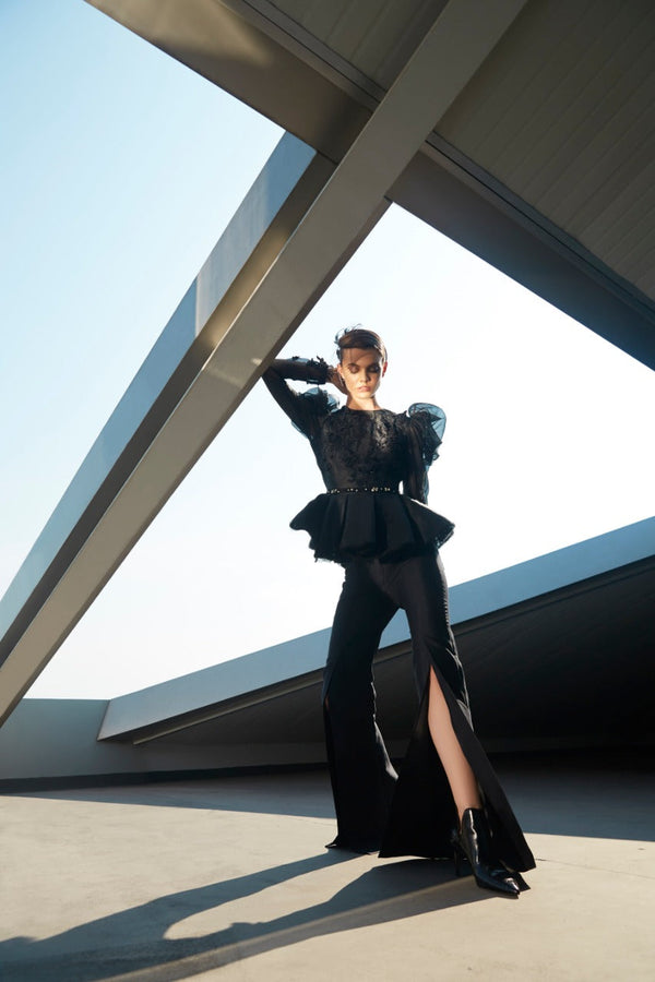 Peplum-Organza