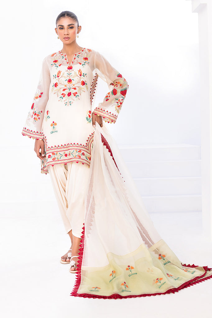 Shirt & Dupatta-Organza