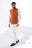 Waistcoat-Raw Silk